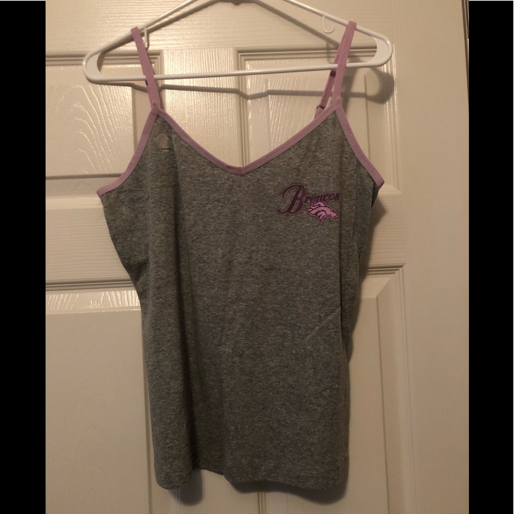 Denver Broncos Women’s Tank.  Size L.  New w/ Tags